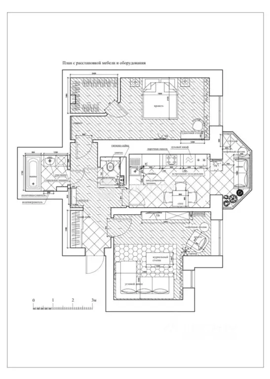 2-к кв. Татарстан, Казань ул. Баки Урманче, 8 (70.0 м) - Фото 2