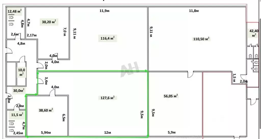 Помещение свободного назначения в Москва ш. Энтузиастов, 31С39 (167 м) - Фото 2
