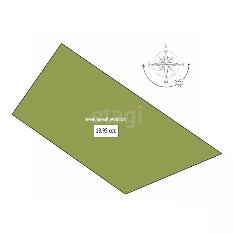 Участок в Амурская область, Благовещенский район, с. Волково  (18.95 ... - Фото 2