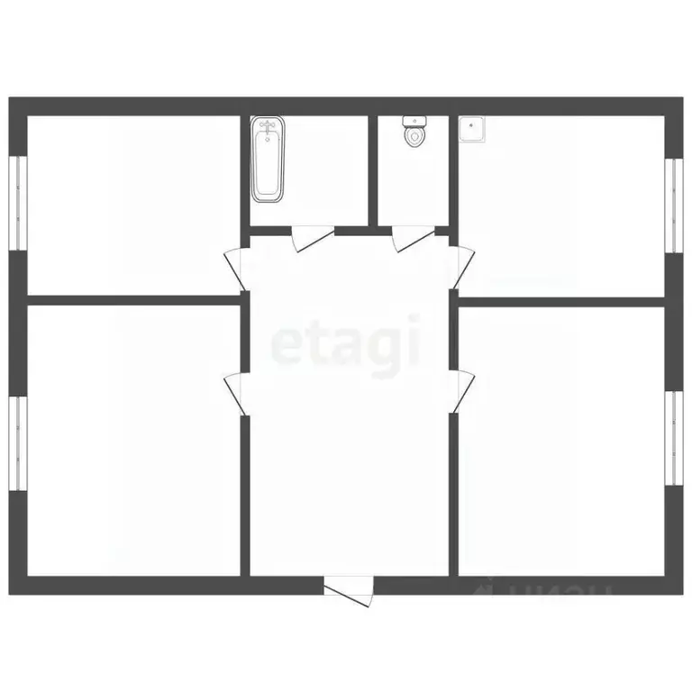 3-к кв. Челябинская область, Озерск ул. Маяковского, 3 (75.3 м) - Фото 1