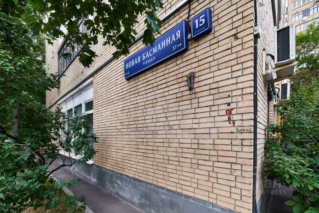 1-к кв. Москва Новая Басманная ул., 15С1 (36.5 м) - Фото 0