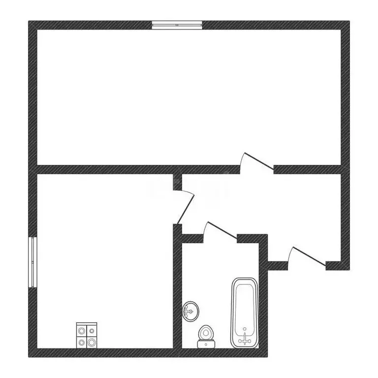 1-комнатная квартира: Черкесск, Октябрьская улица, 9Н (37 м) - Фото 1
