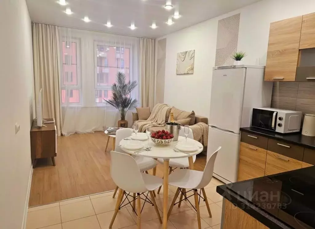 1-к кв. Калужская область, Калуга ул. 65 лет Победы, 21 (45.0 м) - Фото 2