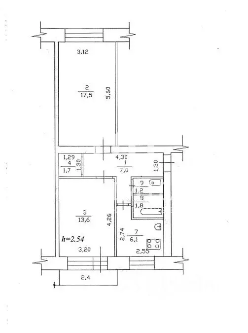 2-к кв. Хабаровский край, Хабаровский район, с. Бычиха Новая ул., 19 ... - Фото 2