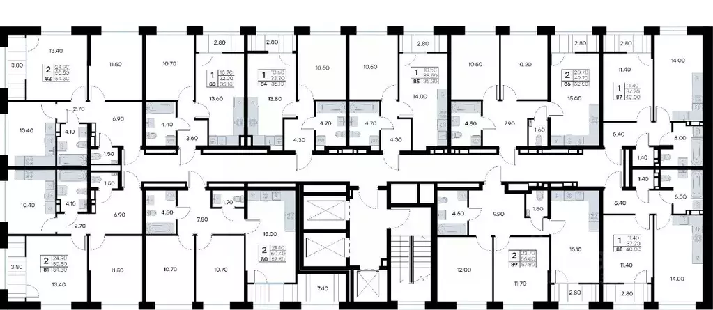 2-к кв. Приморский край, Владивосток ул. Нейбута, 135 (57.8 м) - Фото 2