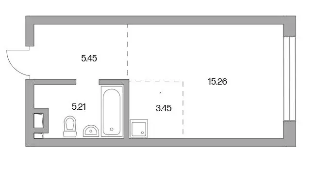 1-комнатная квартира: Москва, Дмитровское шоссе, 73Б (30 м) - Фото 1