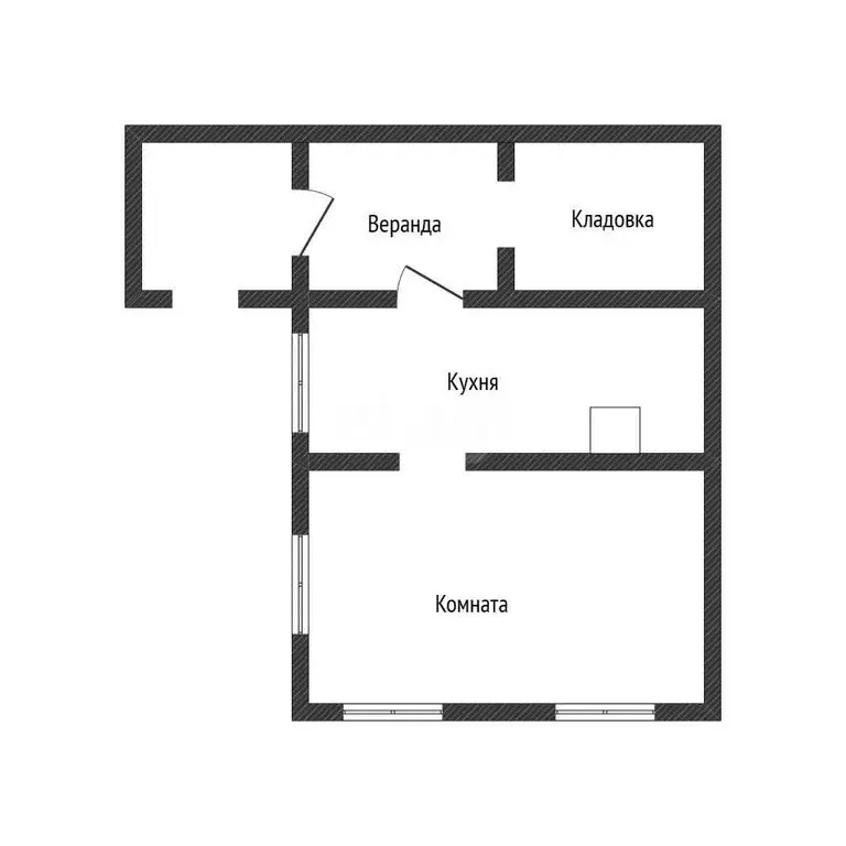 Дом в Бийск, Октябрьская улица (33.7 м) - Фото 1