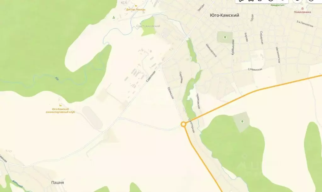 Участок в Пермский край, Пермский муниципальный округ, д. Пашня ул. ... - Фото 2