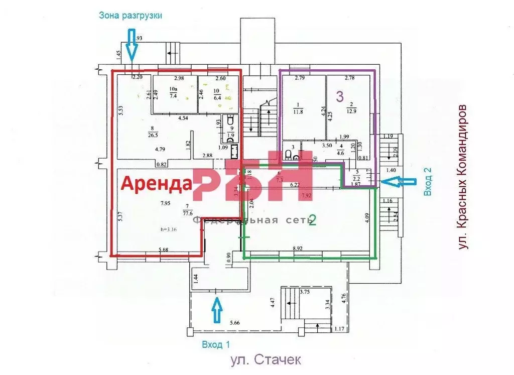 Торговая площадь в Свердловская область, Екатеринбург ул. Стачек, 33 ... - Фото 1