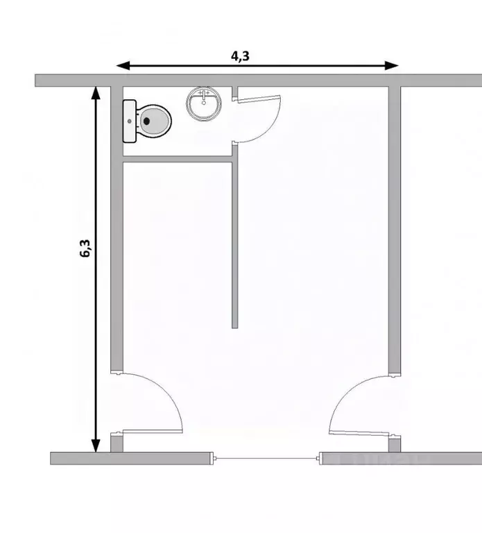 Помещение свободного назначения в Московская область, Балашиха просп. ... - Фото 2
