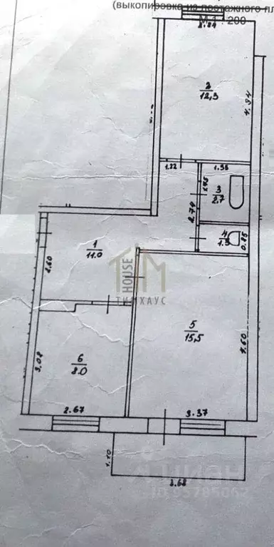 2-к кв. Омская область, Москаленский район, с. Новоцарицыно ул. ... - Фото 2
