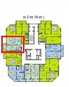 1-к кв. Саратовская область, Саратов просп. Энтузиастов, 44в (40.9 м) - Фото 1