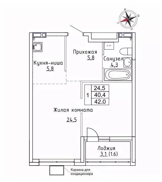 1-к кв. Приморский край, Надеждинский район, пос. Новый Новый жилой ... - Фото 1