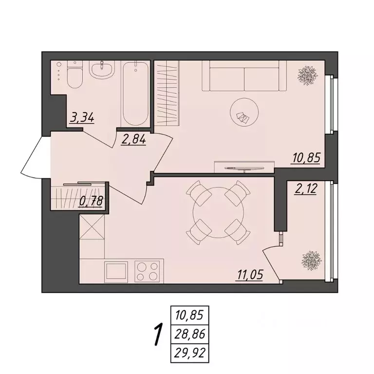 1-к кв. Волгоградская область, Волгоград ул. Алехина, 7к7 (29.92 м) - Фото 0