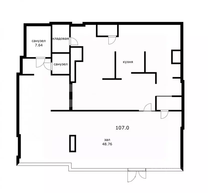 Торговая площадь в Москва Большая Почтовая ул., 32к9 (107 м) - Фото 2