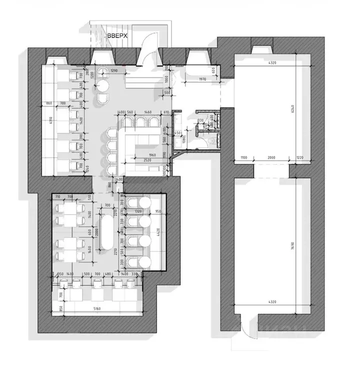 Торговая площадь в Санкт-Петербург ул. Пестеля, 27 (155 м) - Фото 1