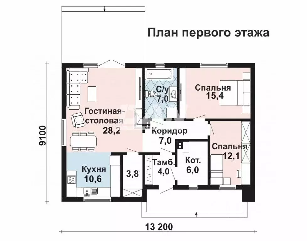 Дом в Челябинская область, Сосновский район, Кременкульское с/пос, с. ... - Фото 2