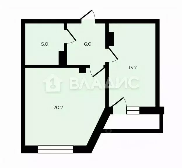 1-к кв. Липецкая область, Липецк ул. А.Г. Стаханова, 77к1 (48.6 м) - Фото 2