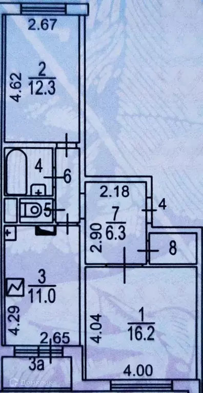 Продаётся 2-к квартира, 54 м - Фото 0
