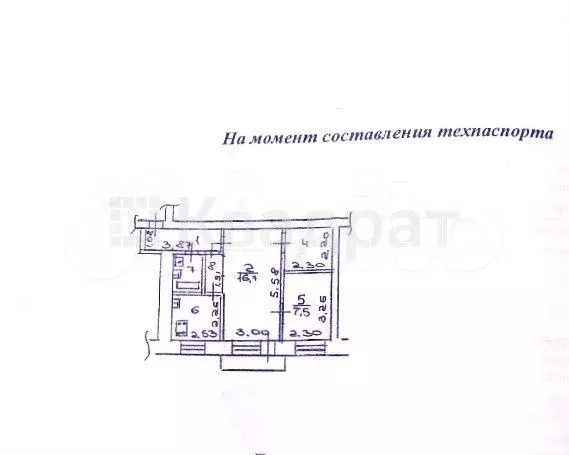 3-к. квартира, 47 м, 4/5 эт. - Фото 0