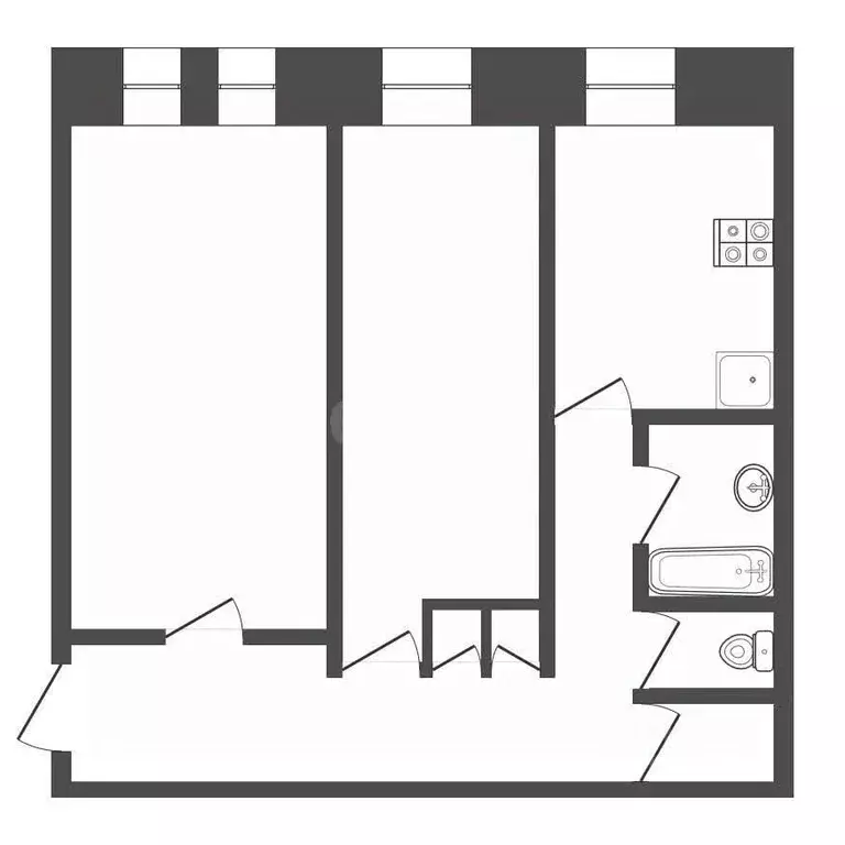 2-к кв. Владимирская область, Ковров просп. Ленина, 18 (59.5 м) - Фото 2