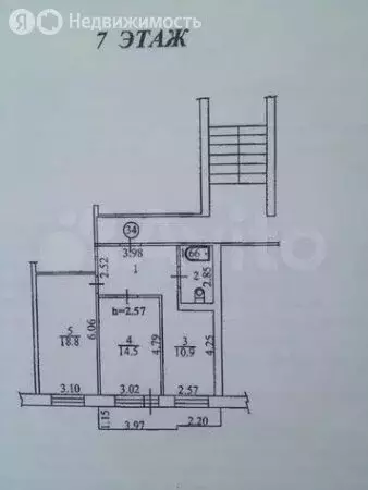 2-комнатная квартира: Иркутск, улица Карла Либкнехта, 218 (59.4 м) - Фото 1