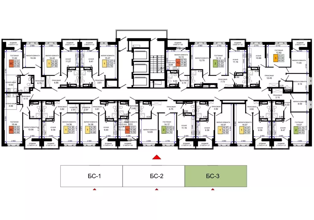 2-к кв. Ростовская область, Ростов-на-Дону Элеваторный пер., 6/2с ... - Фото 2