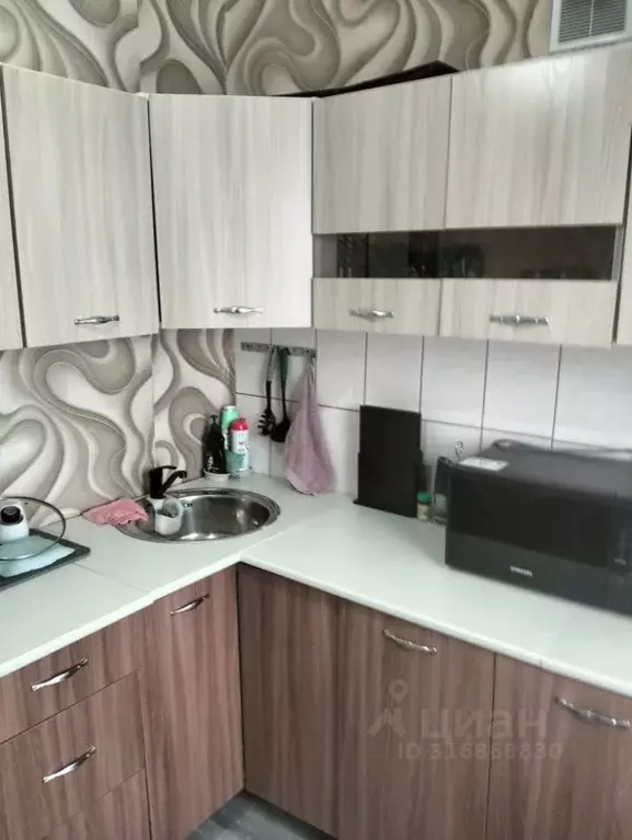1-к кв. Омская область, Омск Заозерный мкр, ул. Бородина, 4/1 (33.0 м) - Фото 0