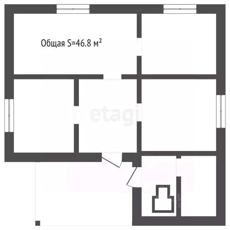 Дом в Кемеровская область, Кемерово ул. Расковой, 22 (47 м) - Фото 1