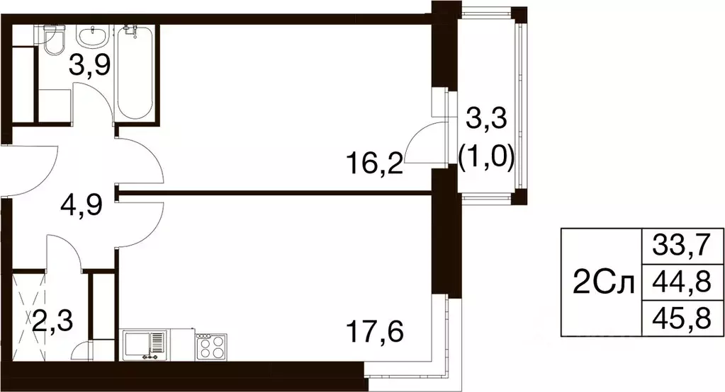 1-к кв. Московская область, Балашиха Гагарина мкр, ул. Проектная, 4 ... - Фото 1
