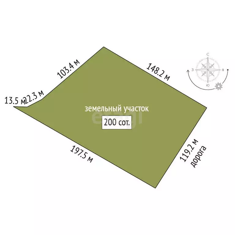 Участок в Стахановка, улица Ленина (200 м) - Фото 1