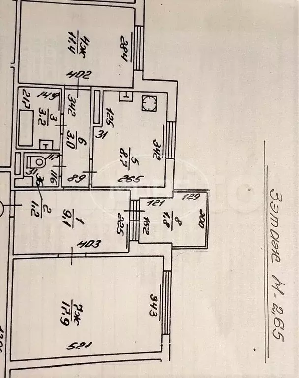 2-к. квартира, 56 м, 3/9 эт. - Фото 0