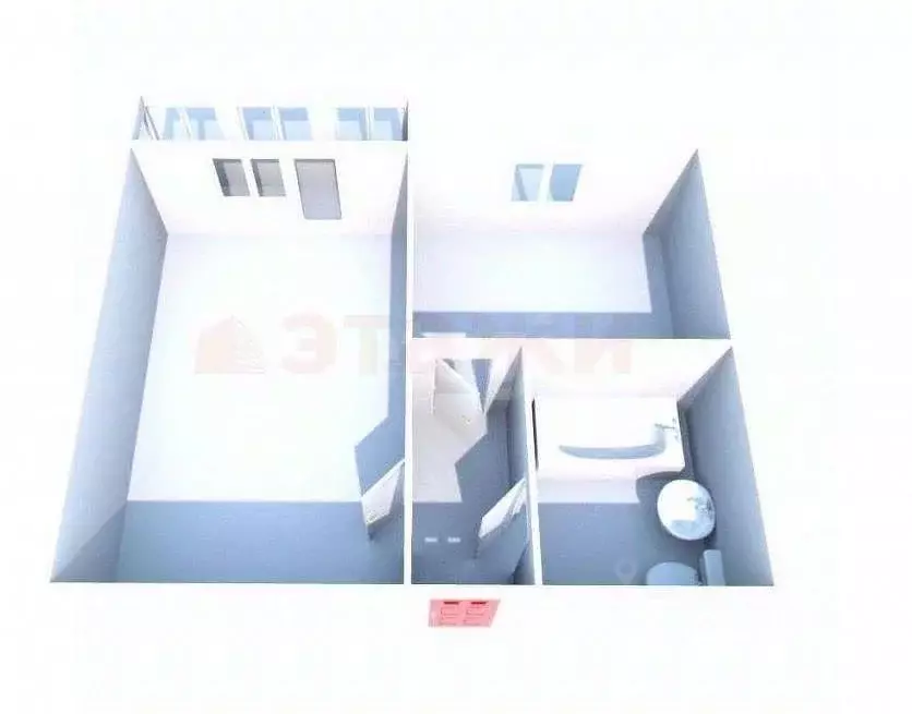 1-к кв. Сахалинская область, Анивский городской округ, с. Троицкое ул. ... - Фото 2