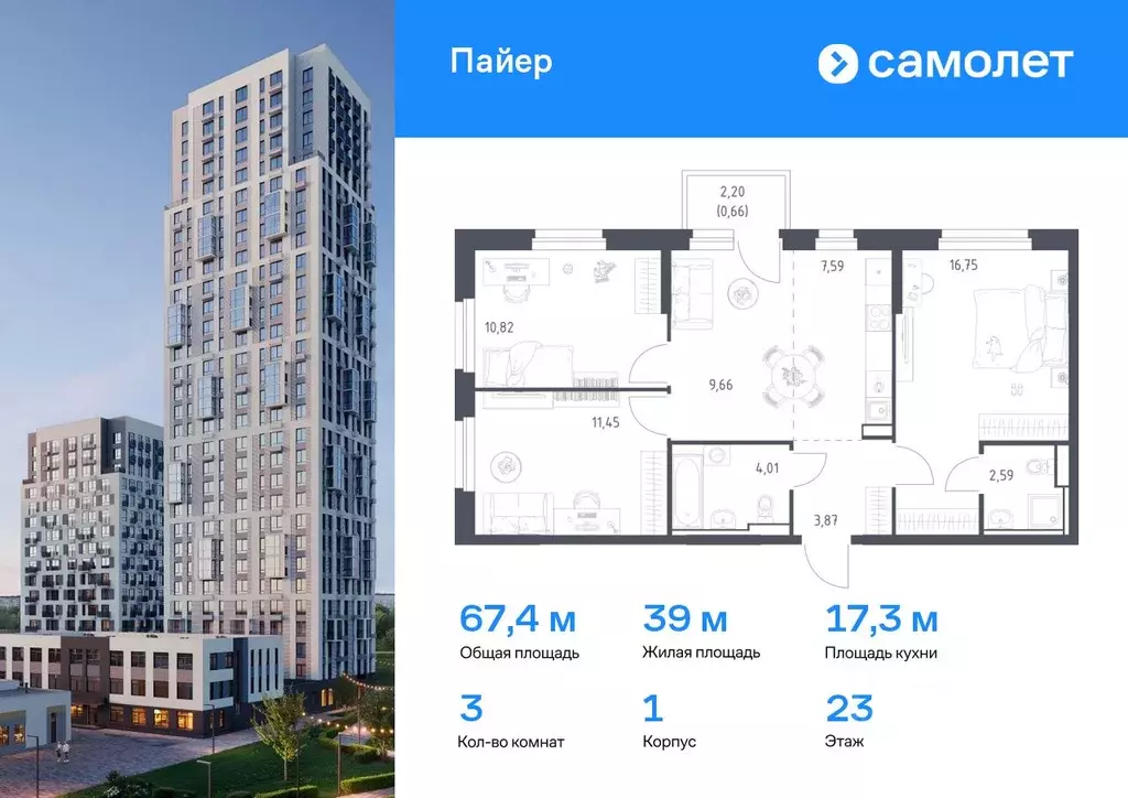 3-к кв. Свердловская область, Екатеринбург Горнозаводский жилрайон,  ... - Фото 0