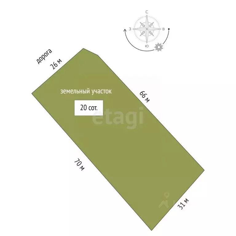 Участок в Свердловская область, Слободо-Туринский район, ... - Фото 2