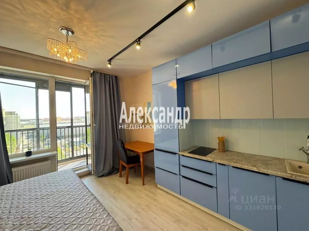 Студия Санкт-Петербург Уральская ул., 21 (24.0 м) - Фото 1
