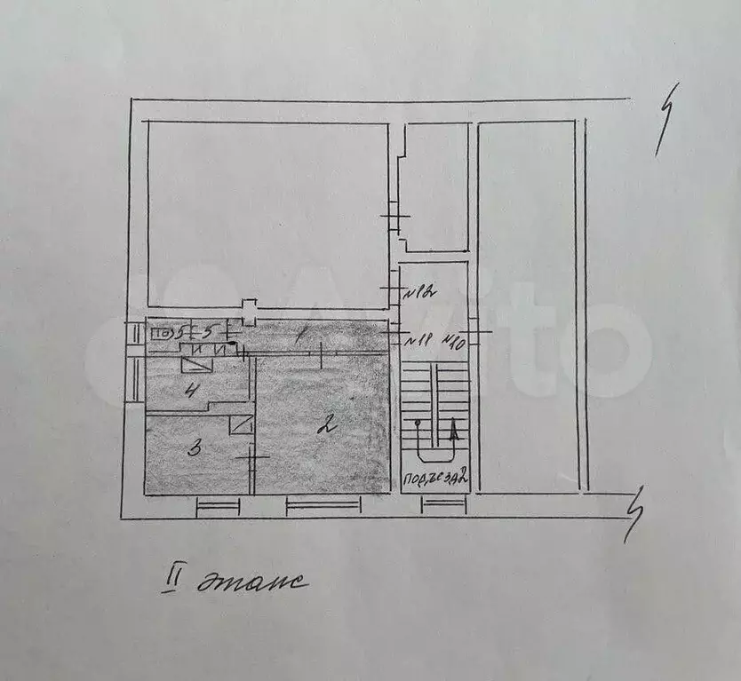 2-к. квартира, 36,2 м, 2/2 эт. - Фото 1