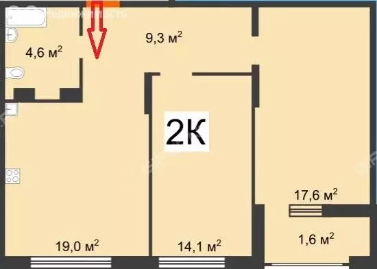 2-комнатная квартира: Нижний Новгород, Белозёрская улица, 7 (68 м) - Фото 0