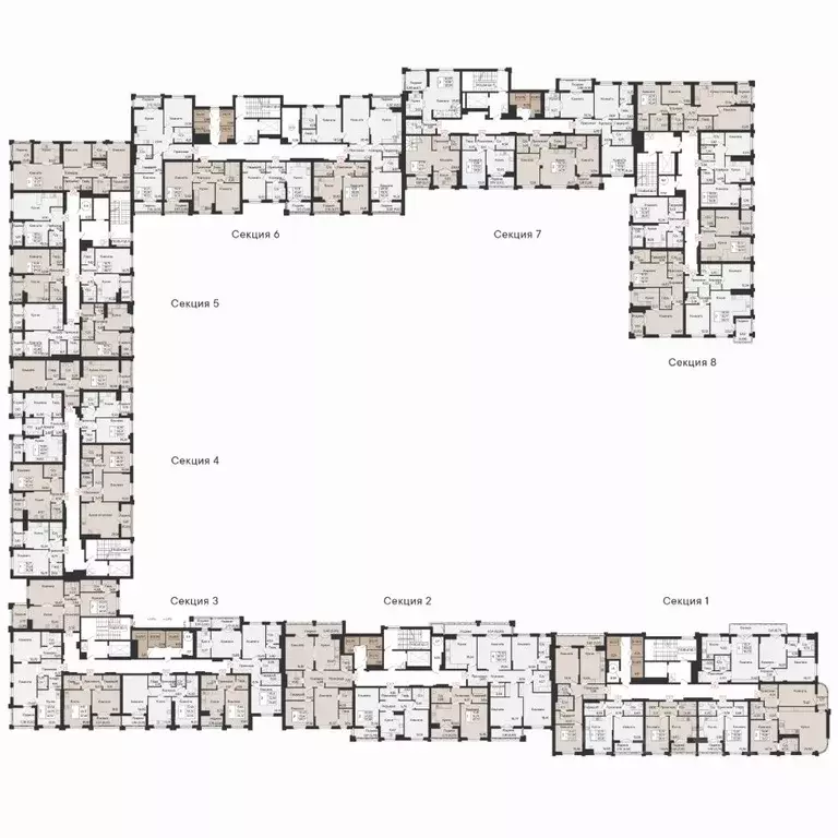 2-к кв. Ростовская область, Ростов-на-Дону Ривьера жилой квартал,  ... - Фото 2