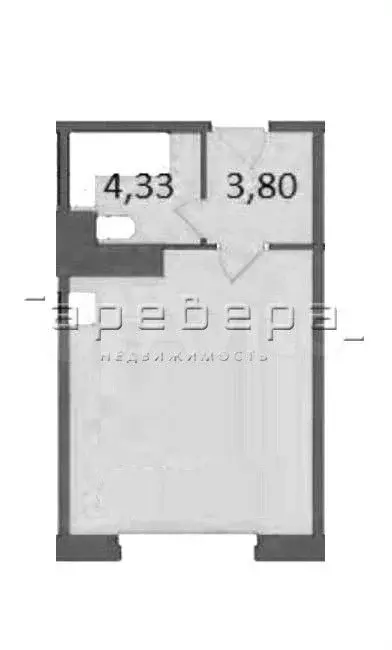 Квартира-студия, 30 м, 22/25 эт. - Фото 0