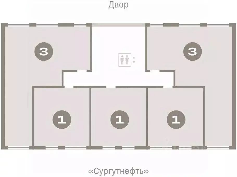 1-к кв. Ханты-Мансийский АО, Сургут 1-й мкр, Нефть жилой комплекс ... - Фото 1
