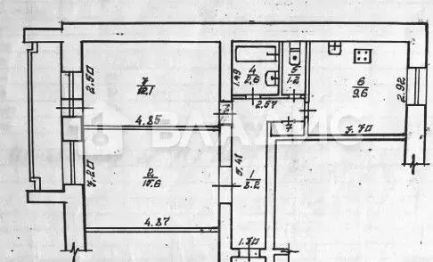 2-к кв. Волгоградская область, Волгоград Закавказская ул., 2 (49.3 м) - Фото 2
