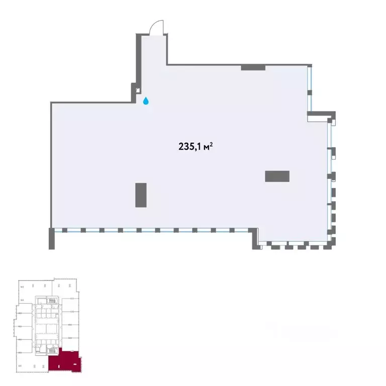 Офис в Москва Кинематографический кв-л,  (235 м) - Фото 2