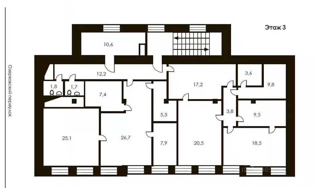 Помещение свободного назначения в Москва Озерковская наб., 12 (960 м) - Фото 2