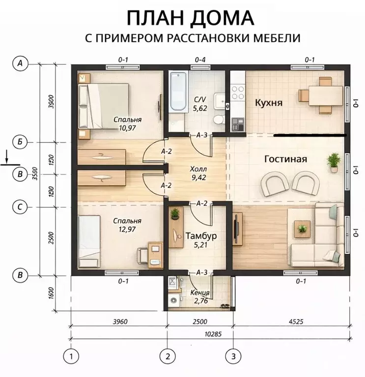 Дом в Калужская область, Тарусский муниципальный округ, Кузьмищево ... - Фото 2