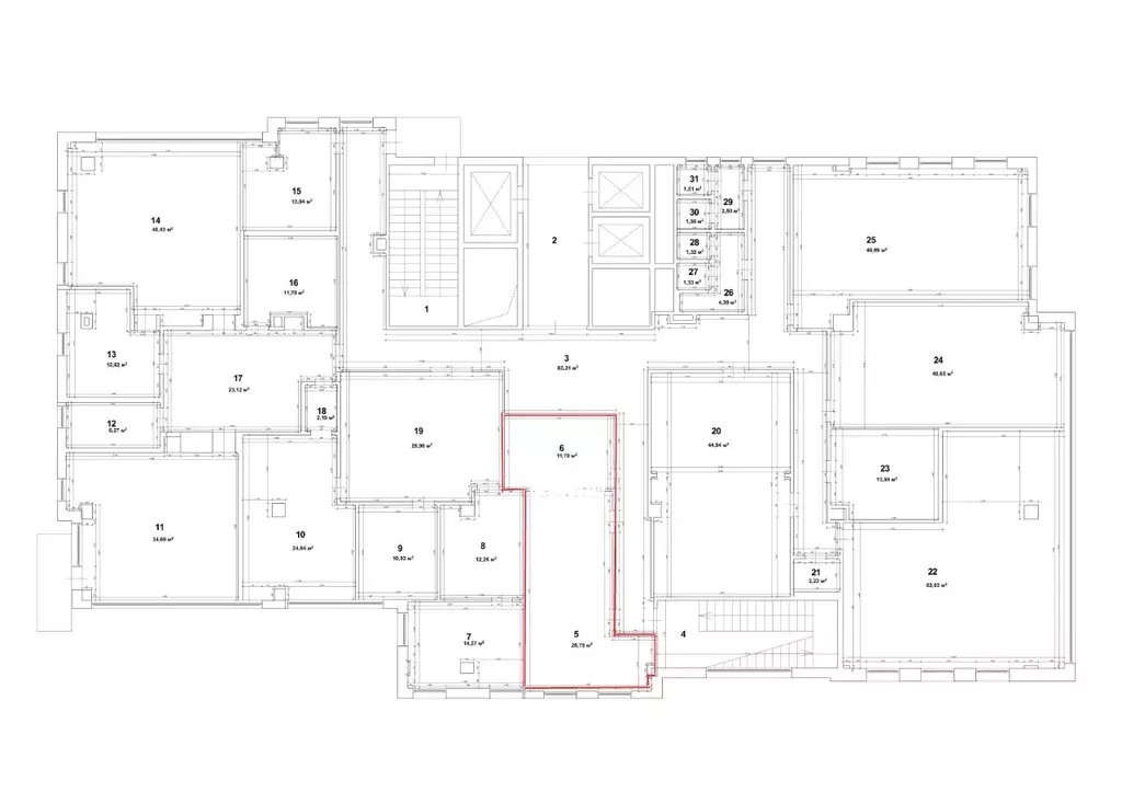 Офис в Москва Рязанский просп., 24к2 (40 м) - Фото 2