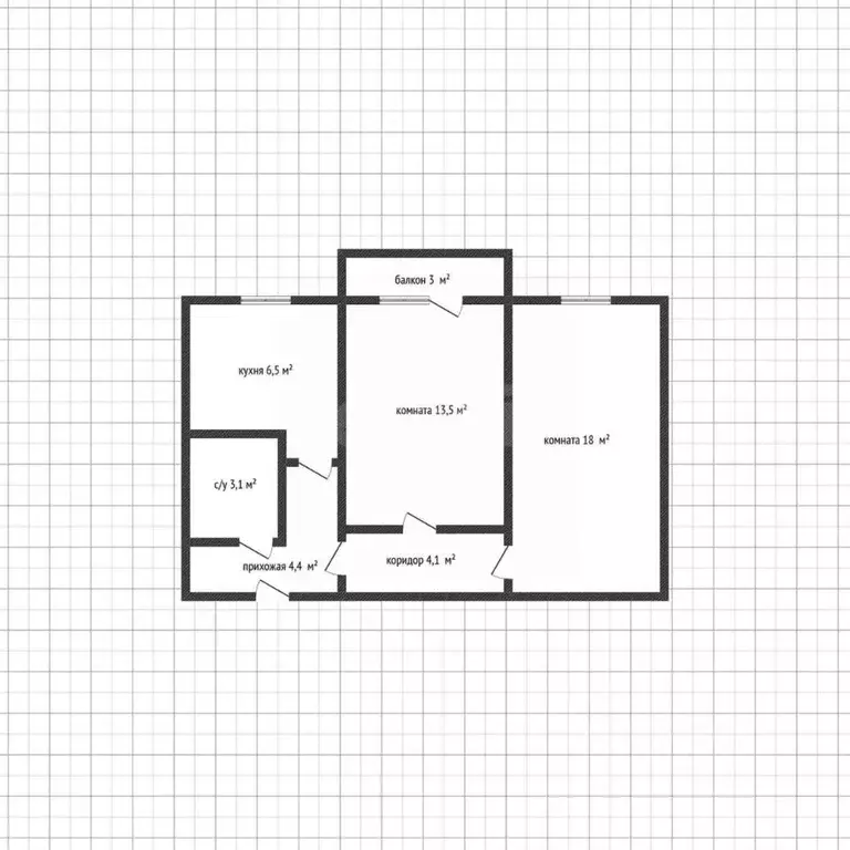 2-к кв. Адыгея, Майкоп Депутатская ул., 2 (49.6 м) - Фото 1