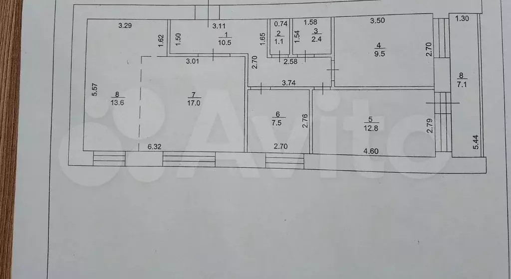 4-к. квартира, 80 м, 12/13 эт. - Фото 0