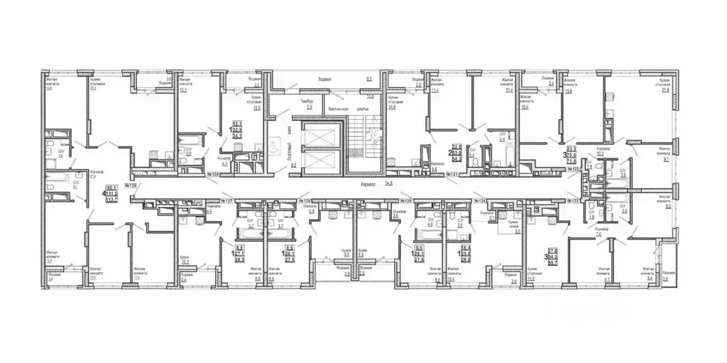 Студия Нижегородская область, Дзержинск 56-й кв-л,  (26.0 м) - Фото 1