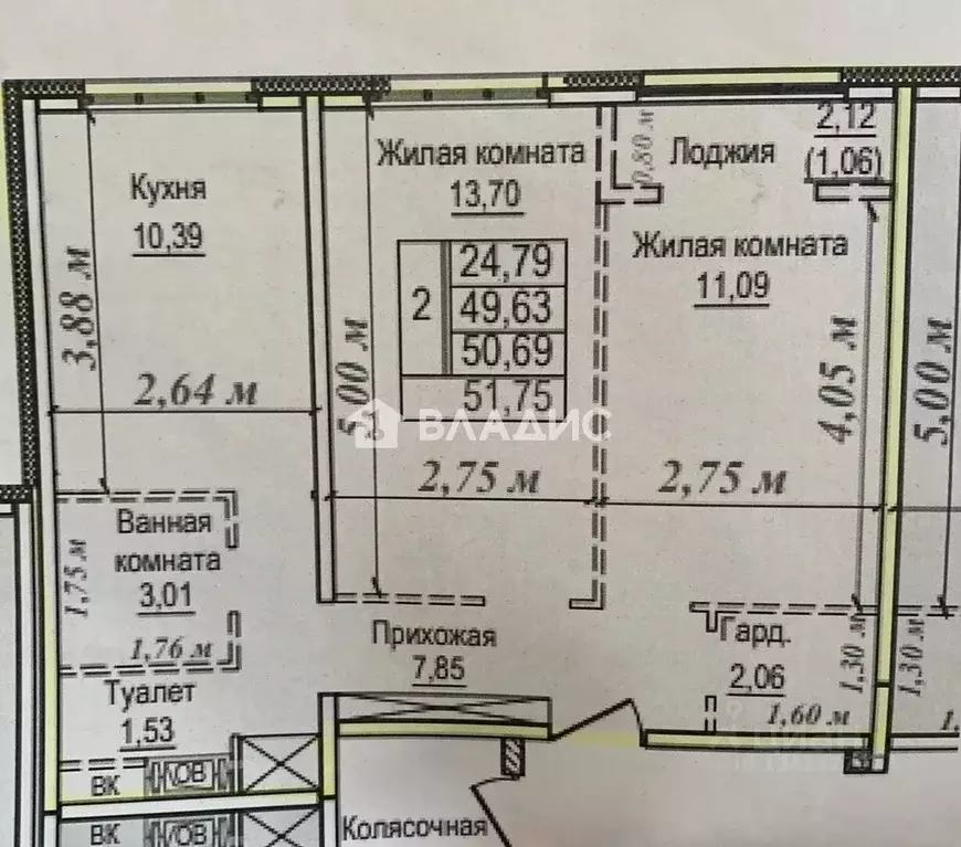 2-к кв. Московская область, Красногорск городской округ, д. Глухово ... - Фото 2